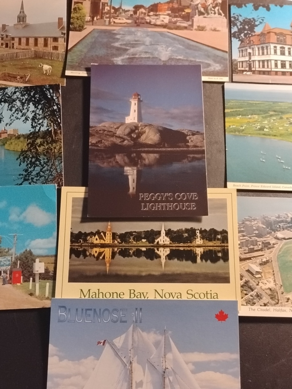 Nova Scotia Postcard Collection - Bluenose Peggy's Cove